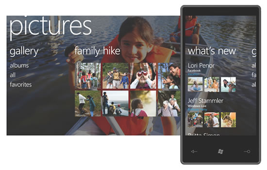 Windows Phone 7 Pictures Screen