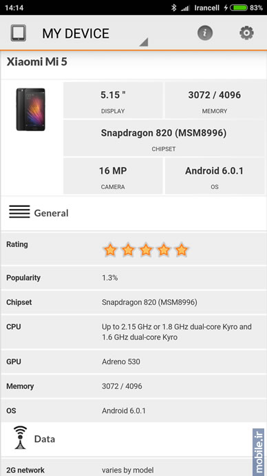 Xiaomi Mi 5 - شائومی می 5