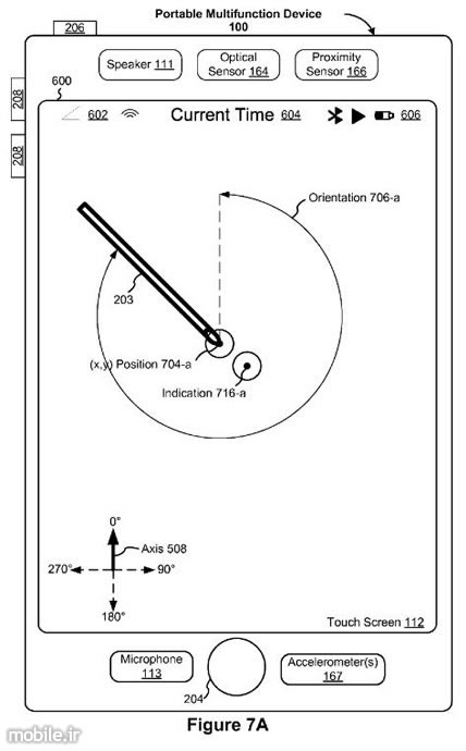 apple pencil working with the iphone patent application