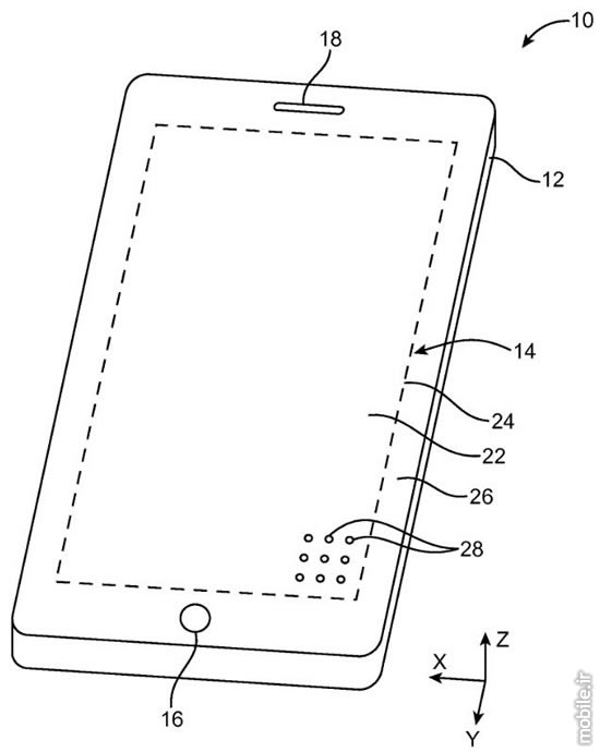 apple edge-to-edge displays with openings patent
