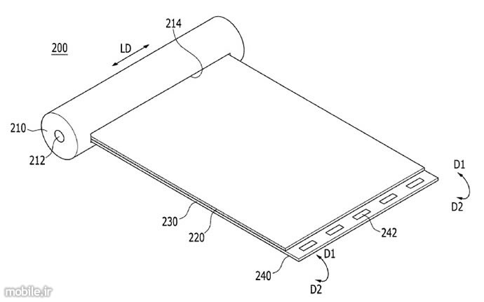 Samsung Rollable Display with Fingerprint Sensor Patent