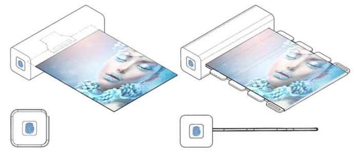 Samsung Rollable Display with Fingerprint Sensor Patent