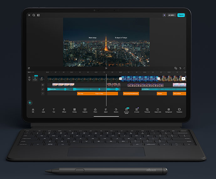 صفحه&zwnj;کلید Alexa Tablet Pro Keyboard
