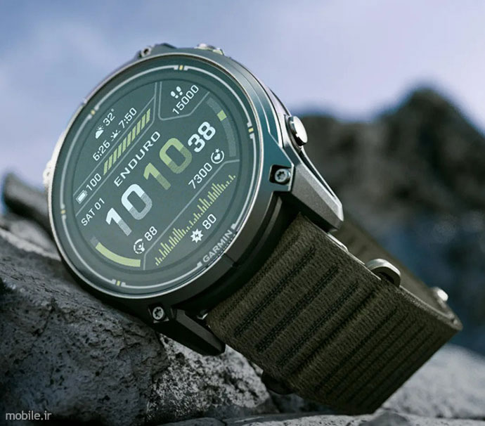 باتری و شارژ خورشیدی Garmin Enduro 4
